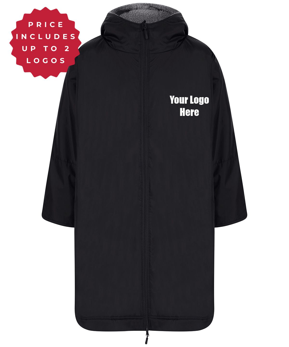 Personalised Waterproof Robe Adult All Weather Robe – Custom Style London